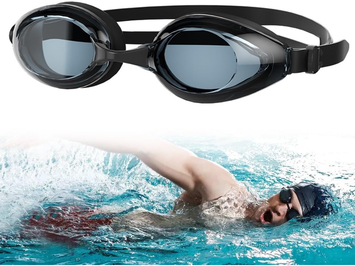 Óculos de Competição de Alto Desempenho, Revestimento Antiembaçante, Proteção Uv AQUAFORGE