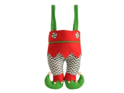 Laxiscreed Bolsa De Natal Com Design Divertido Para Presentes E Doces Pequenos (onda Verde)