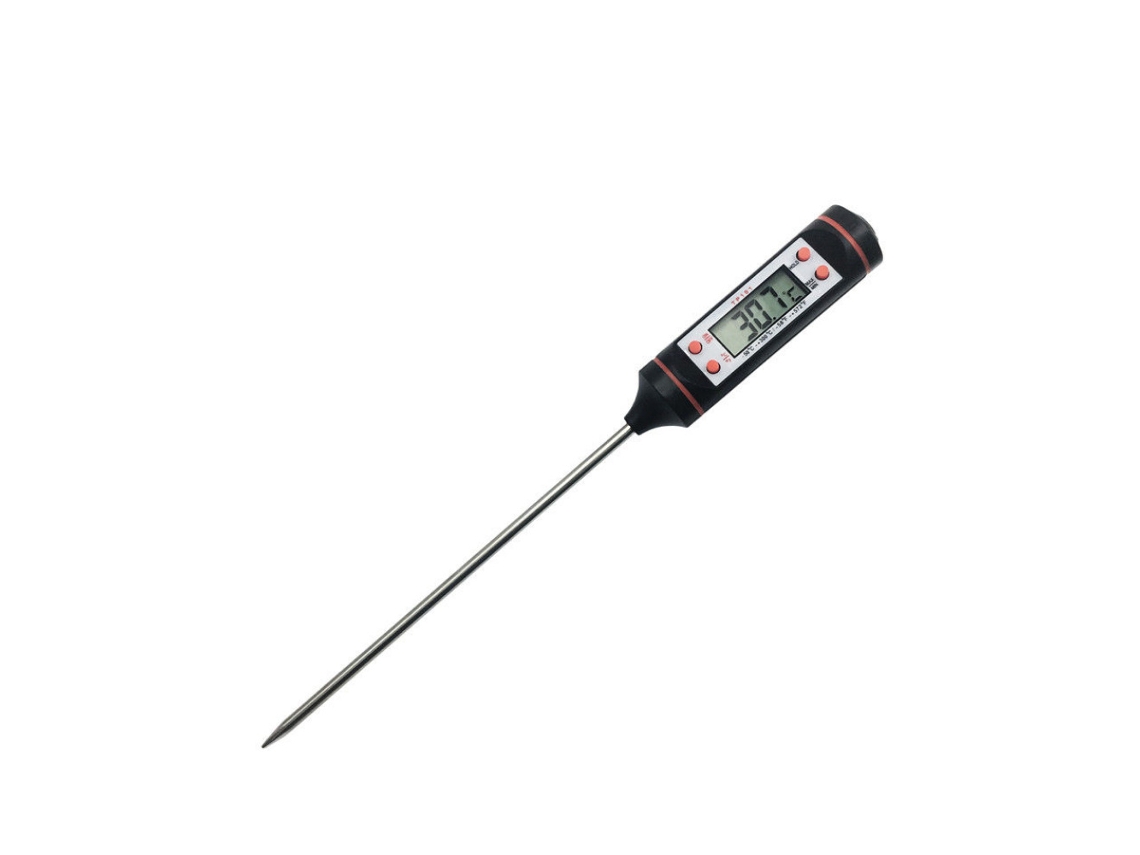 Termômetro Digital Para Carne Preto Aquaforge