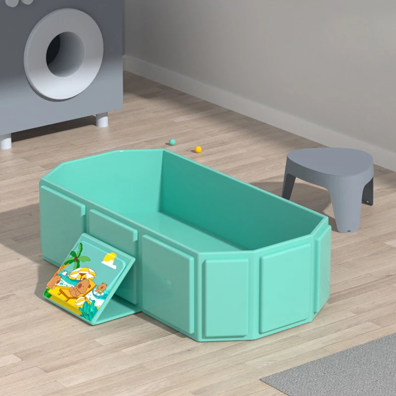 (verde) Uma Banheira Portátil Dobrável, Feita De Material De Pvc Espesso.