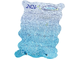 Calendário De Mesa Multifuncional Para O Ano De 2026, Em Acrílico Transparente, Ideal Para Escritório.