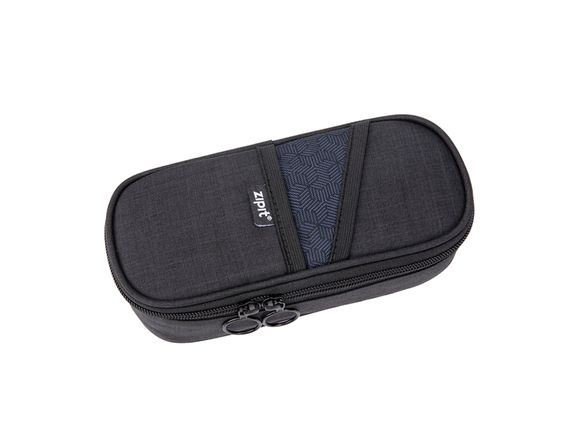Estojo ZIPIT664395 (preto - Poliéster - 22 X 5 X 9 Cm)