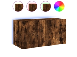 Tv Wall Cabinet, Tv Wall Cabinets Vidaxl Marrom Madeira Processada (80 X 35 X 41 Cm)