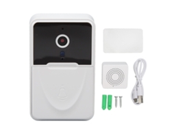 Timbre De Porta Inteligente Com Câmera Wifi, Timbre Sem Fio Visível Para Casa Inteligente