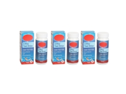 150pcs Tiras De Teste Ph 3 Em 1 Para Teste De Qualidade Da Água Com 3 Garrafas De Armazenamento