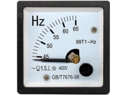 Medidor De Corrente Alternada 99t1-hz 48x48mm 45-65hz 380v 220v