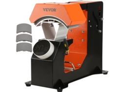 VEVOR Prensa Térmica Automática para Chapéu com 3 Almofadas de Aquecimento