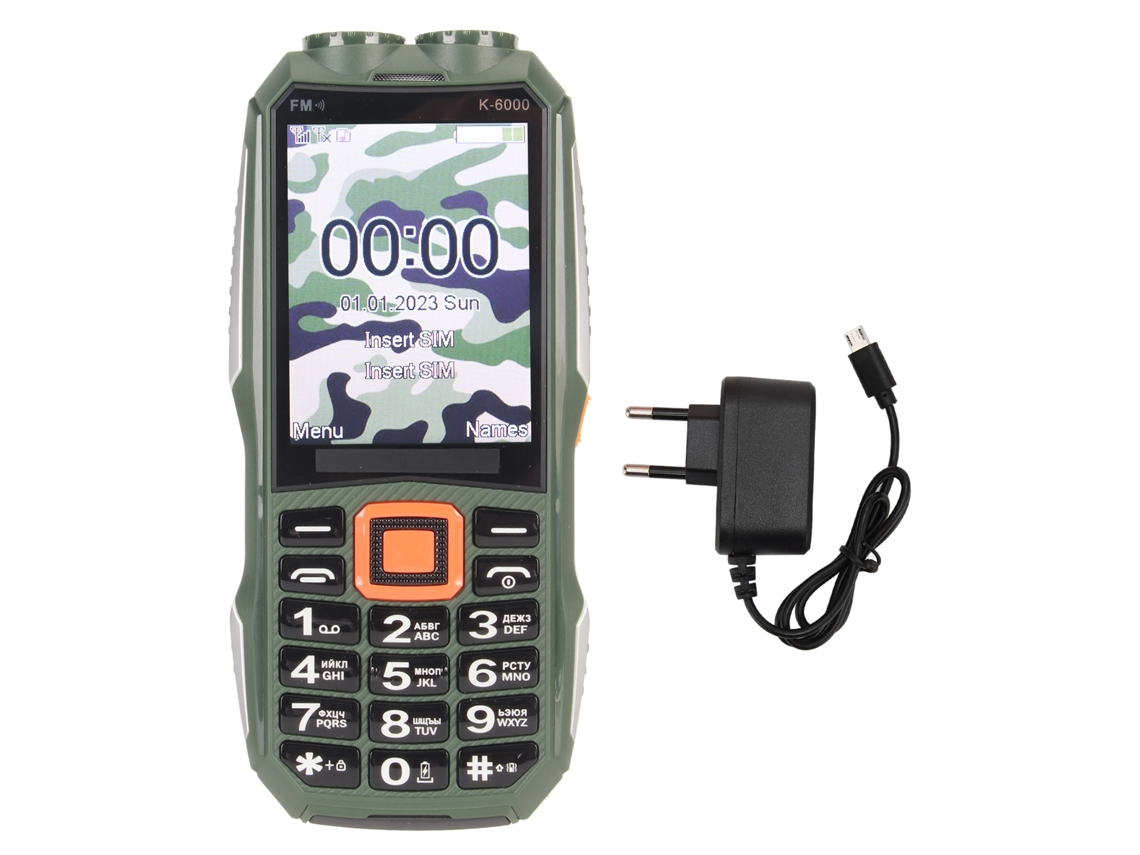 Telefone Móvel LAXISCREED 2g Desbloqueado 2 Chips 2.8" 6800mah