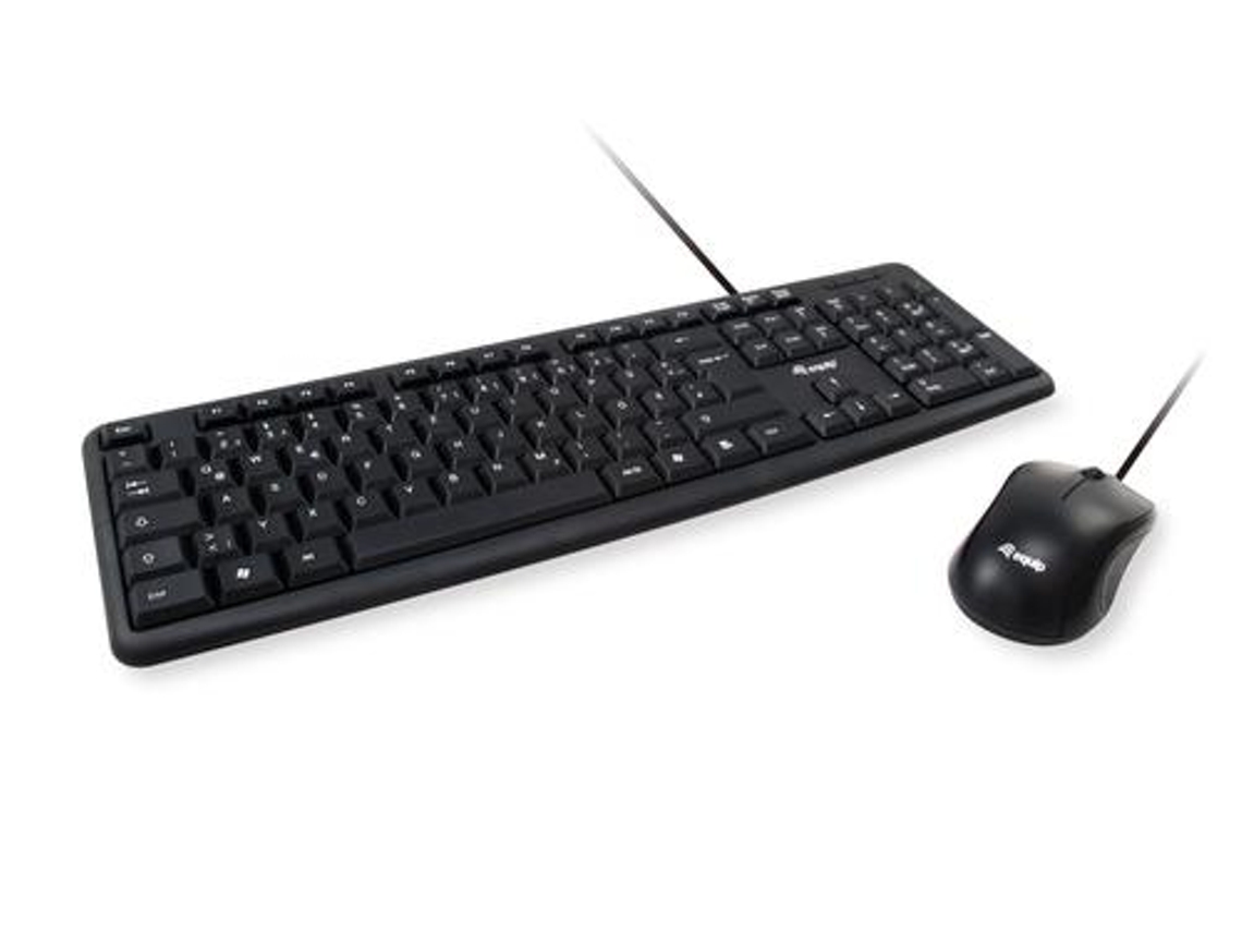Equip 245203 Teclado Usb Qwerty Italiano Preto