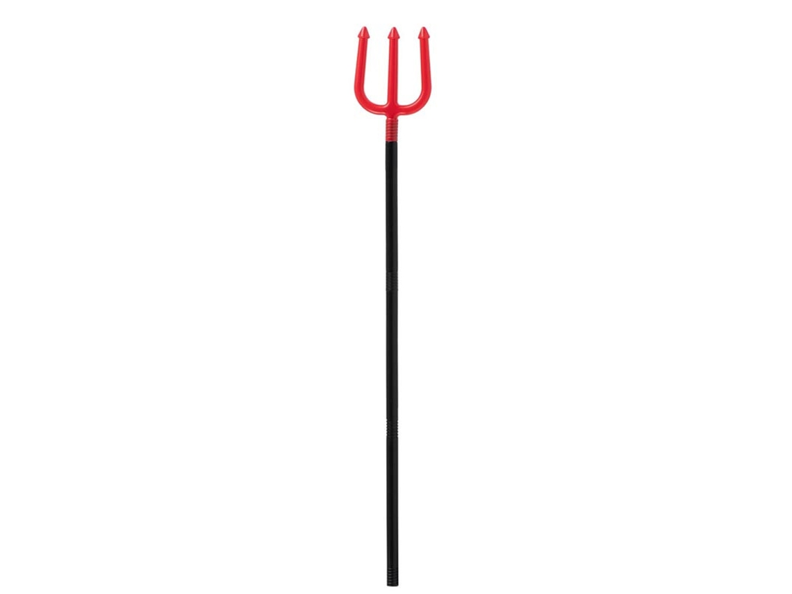 Tridente demoníaco removível de brinquedo de 107 cm