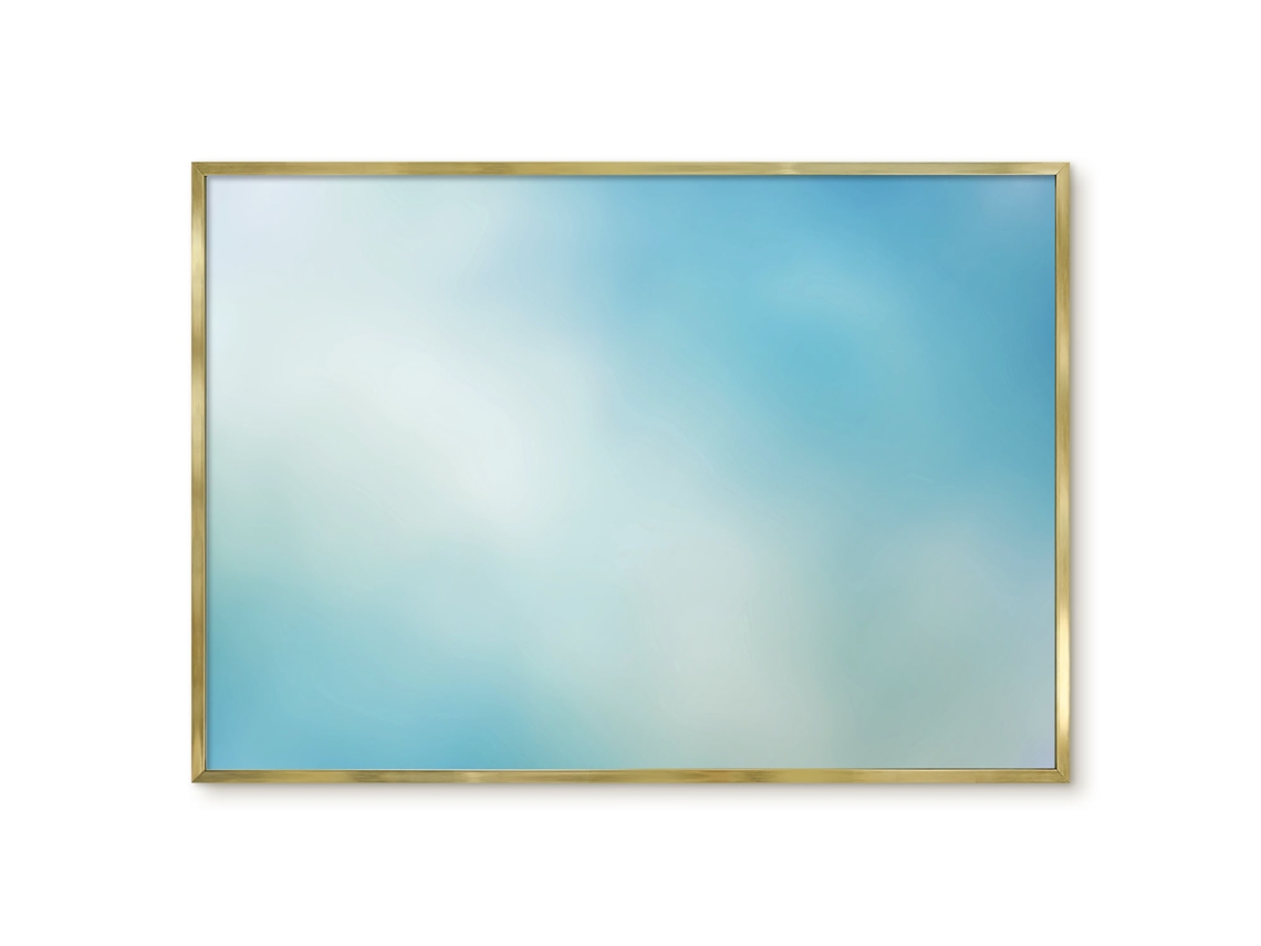 Quadro de vidro magnético texturizado preto para hall de entrada Espelharte (100x70 cm)