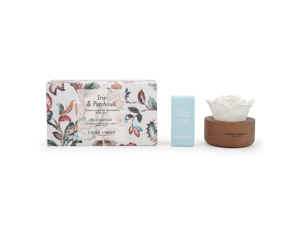 Difusor De Flores Perfumadas Em Cerâmica, Vidro E Madeira De Paulownia