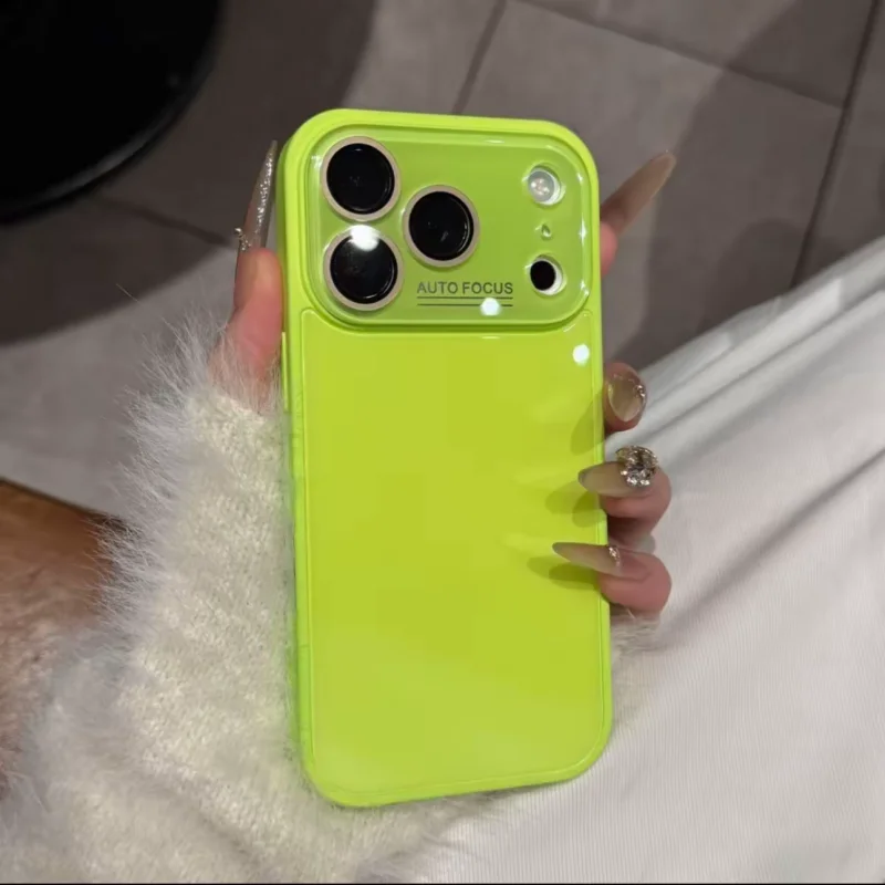 Capa Protetora De Vidro Temperado Para Câmera Grande (iphone 11 Verde), Resistente A Choques E Impactos.