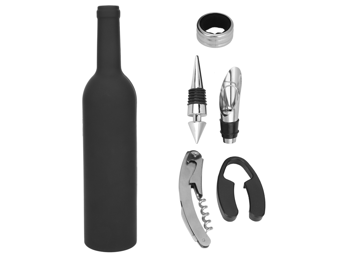 Conjunto De Ferramentas Para Abrir Vinhos Kit De Presente 5 Peças Sacacorchos Acessórios De Vinho