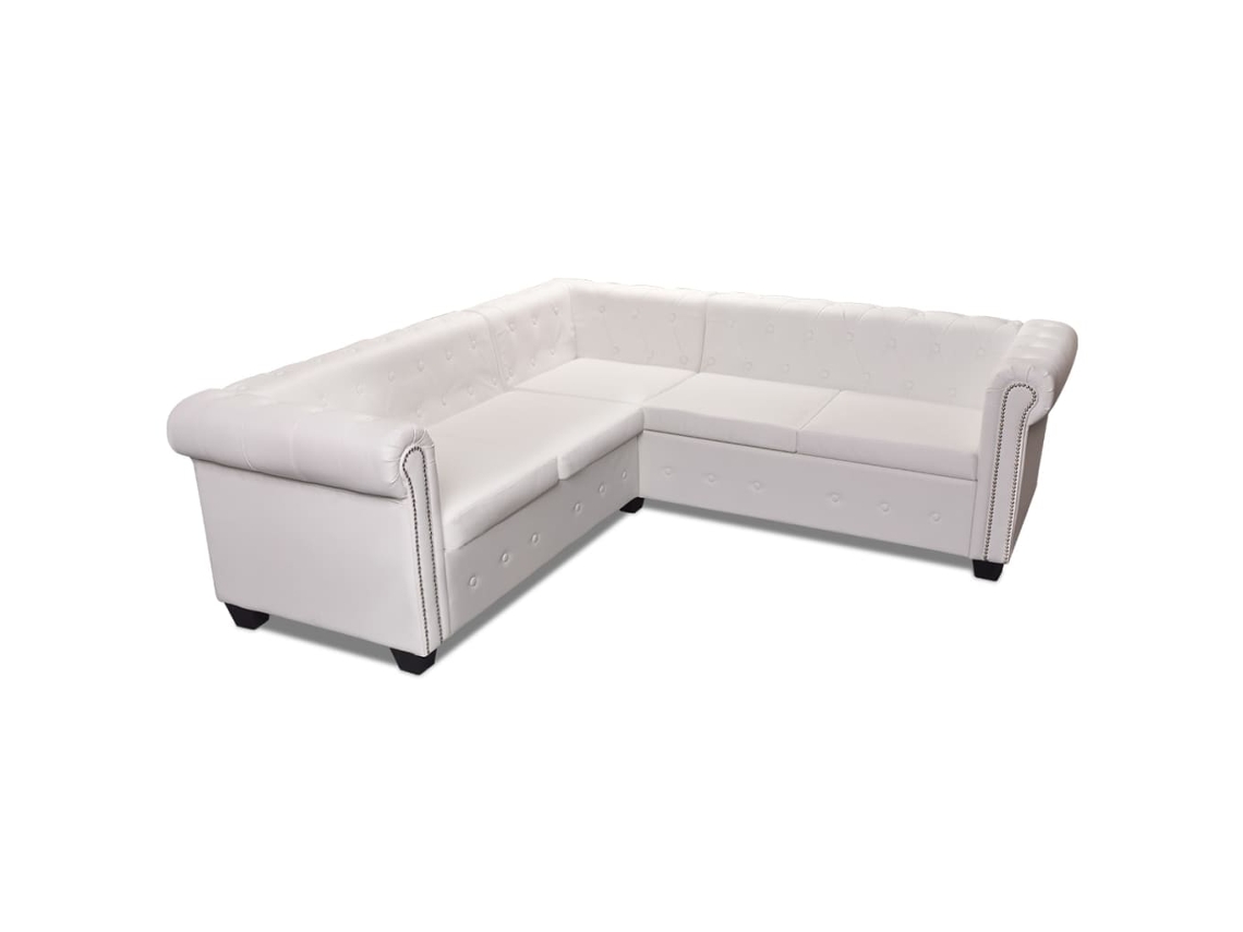 Sofa, Sofas Vidaxl Branco Couro Artificial (n/a)
