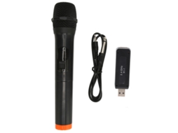 Microfone Sem Fio UHF EOOCOO com Alcance de 131 Pés e Redução de Ruído