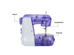 Máquina De Coser Pequena Para Principiantes Portátil Automática Eléctrica Mini Para Viajes Hogar Escuela Hogar Coser Enchufe Eu