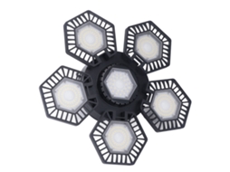 Laxiscreed Lindas Luz Led De Tecto Dobrável Para Garagem, 120w, Compatível Com Tensão Ampla