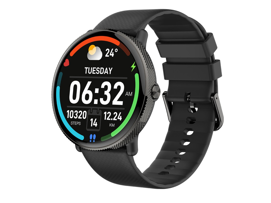 Relógio Feminino Conectado Com Chamada Bluetooth 5.3 Smartwatch Feminino Amoled De 1.39 Ip68 Com Mais De 120 Modos Esportivos/função Preto