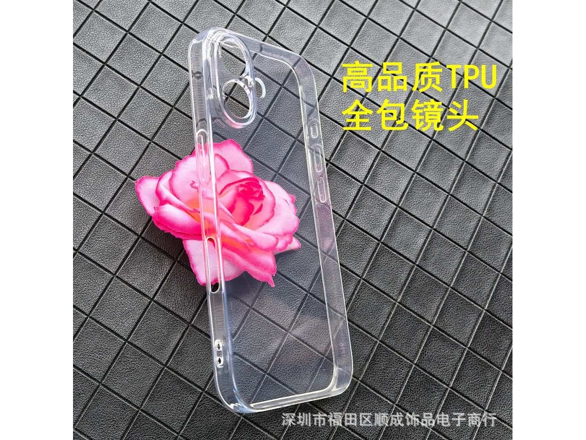 2 Capas Para Iphone 17 Air De Alta Qualidade Em Tpu Com Cobertura Total Da Lente, Transparentes, Elásticas E Resistentes A Impactos.