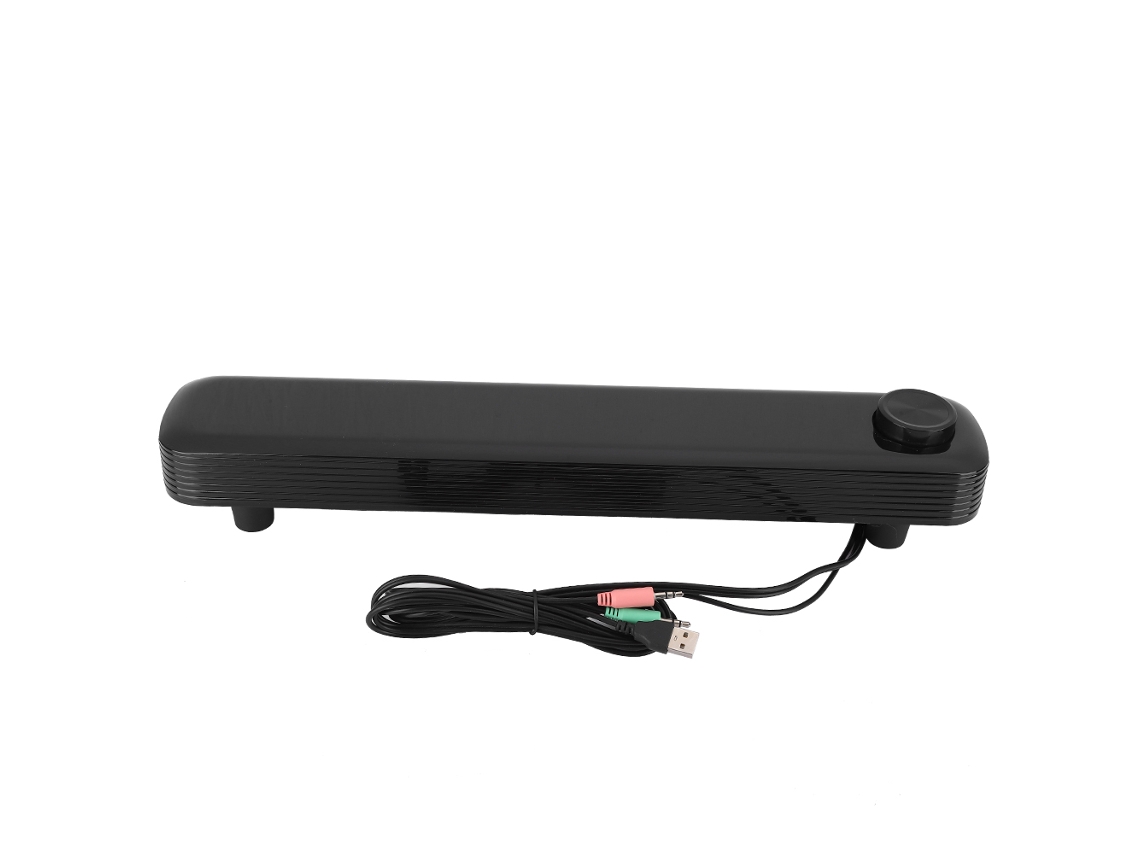Falante (subwoofer Áudio Profissional) Sada V-102 Subwoofer De Mesa Para Laptop Preto