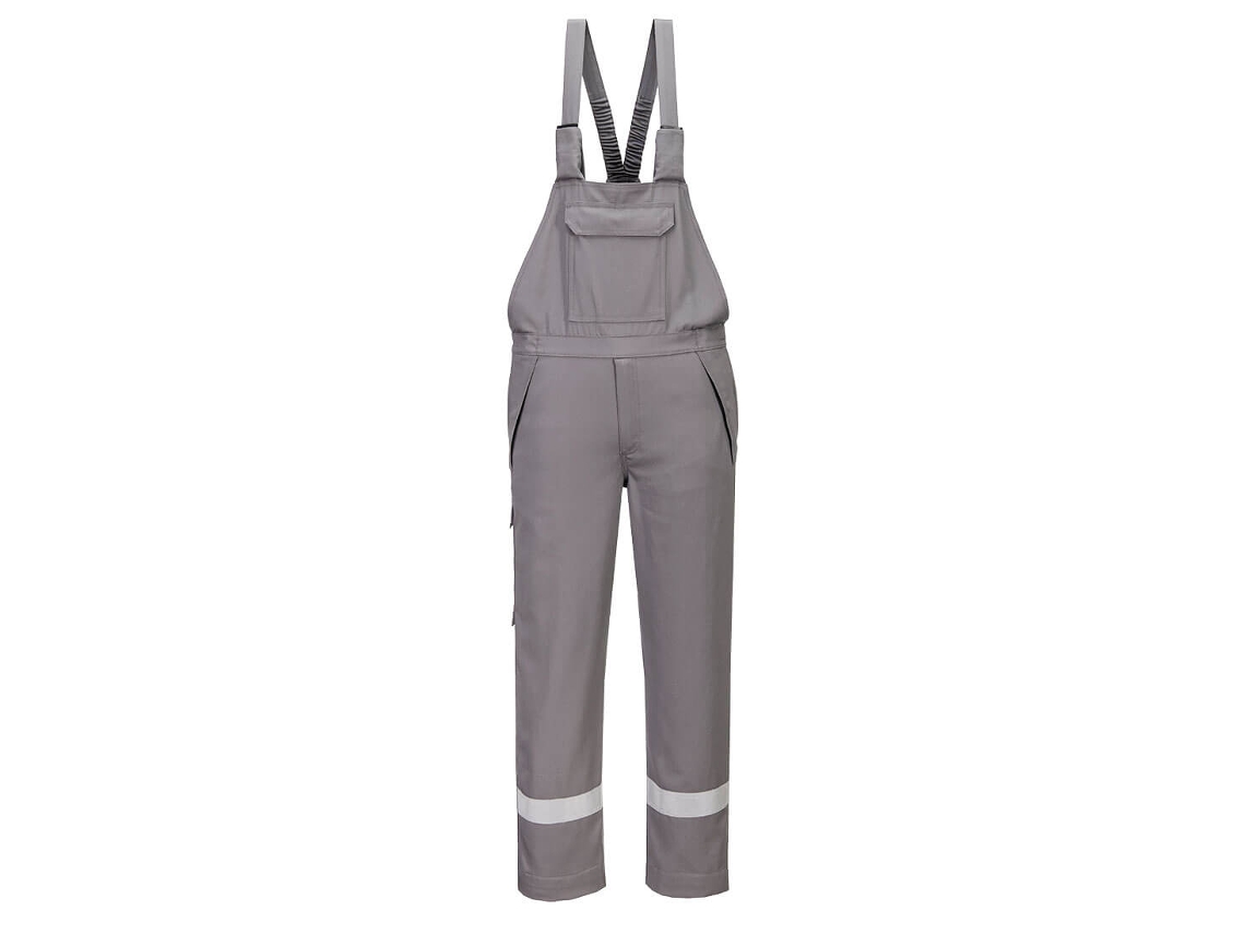 Macacão Fr Resistente A Chamas E Produtos Químicos Cinza / Xl