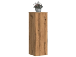 Vidaxl Suportes P/ Plantas 2 Pcs 33x33x100 Cm Derivados De Madeira