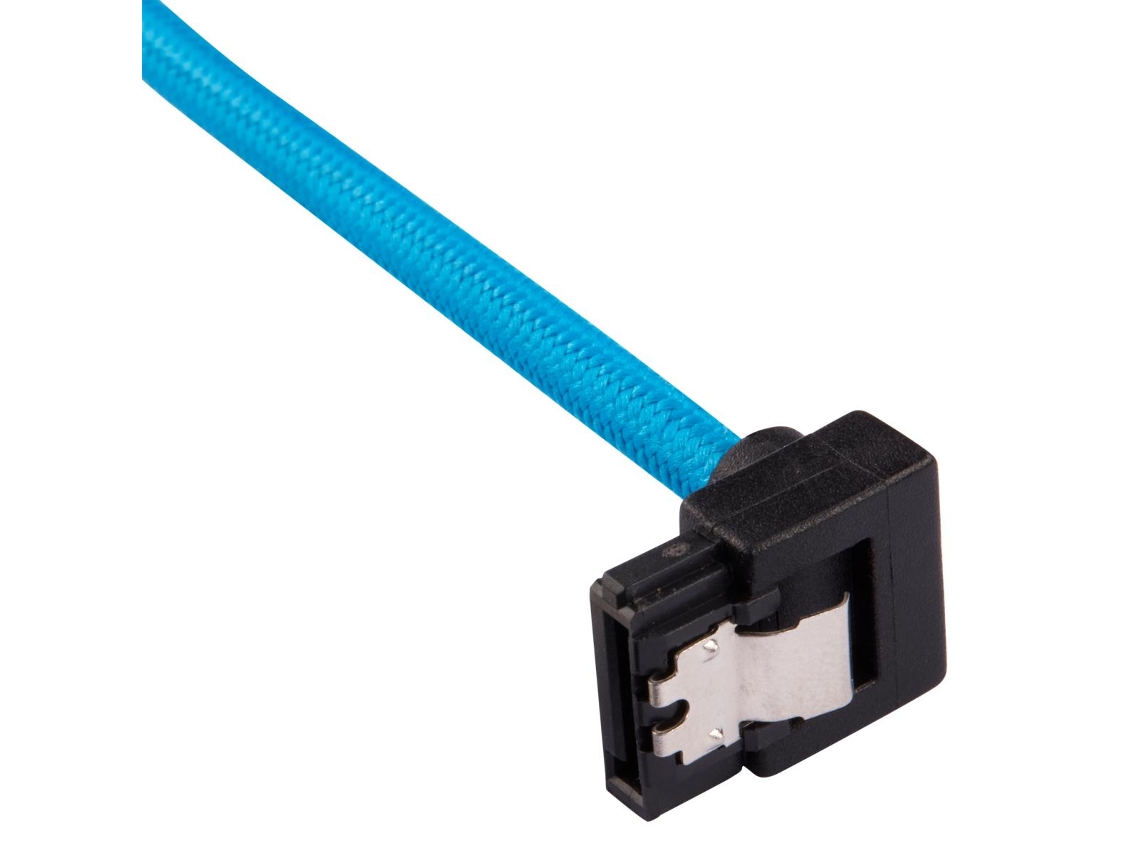 Corsair Cabo Sata Azul 60Cm Conector 90 Graus