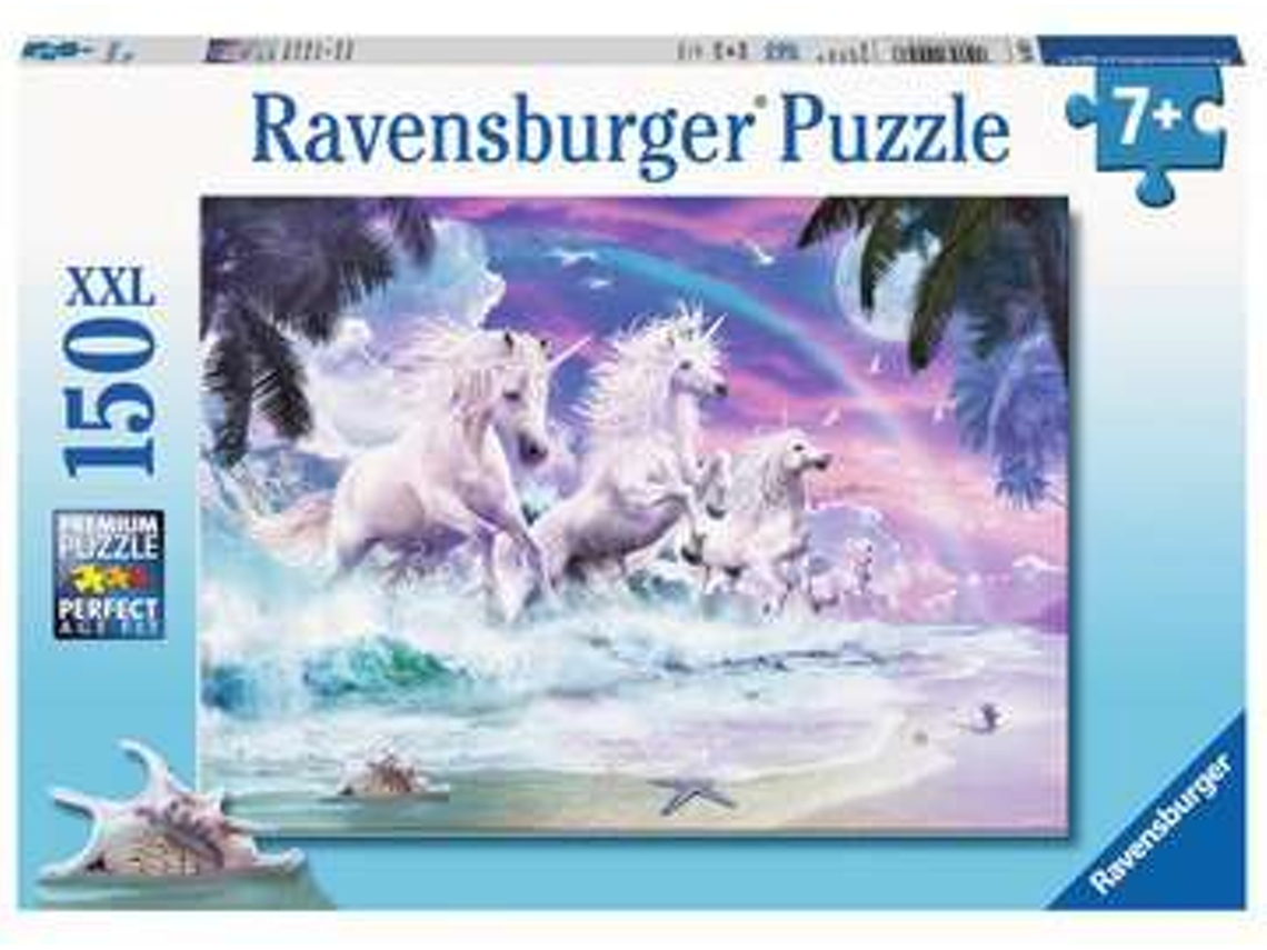 Puzzle RAVENSBURGER Unicorn Beach 150 Peças Animais