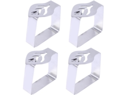 Ukcoco 8-Toalhas para Mesa em Aço Inox em Prova Vento, Fixadores Criativos Saia De Mesa em Casamentos E