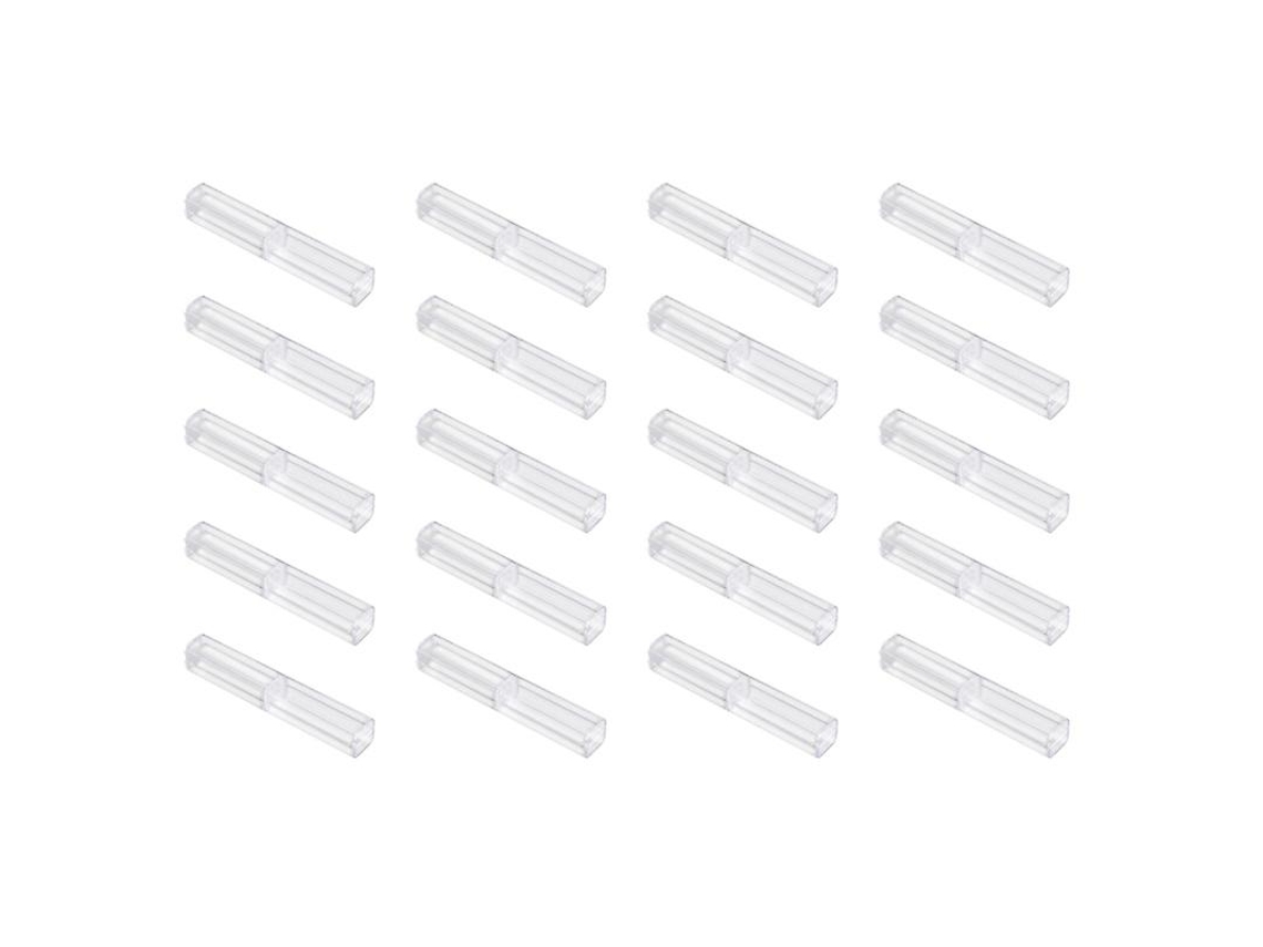 20 Unidades De Estojo Transparente Para Caneta Allinless