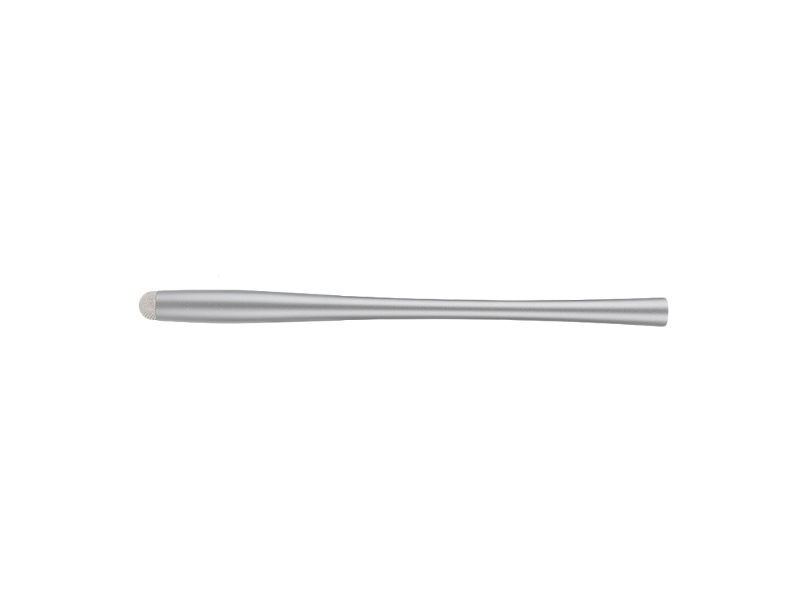 Caneta Estilográfica W3l Multifuncional Para Tela Tática E Desenho, Corpo Magro Prata.