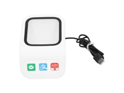 Leitor de Código de Barras Desktop 2D Usb com Áudio e Janela Grande para Windows