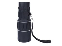 Monocular 16x52 HD Portátil, Ajuste de Foco, Visual Dupla, Compacto, Leve, Preto MARCA