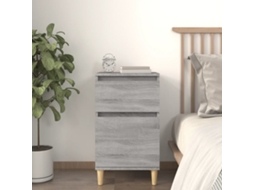 Vidaxl Mesa De Cabeceira 40x35x70 Cm Cinzento Sonoma