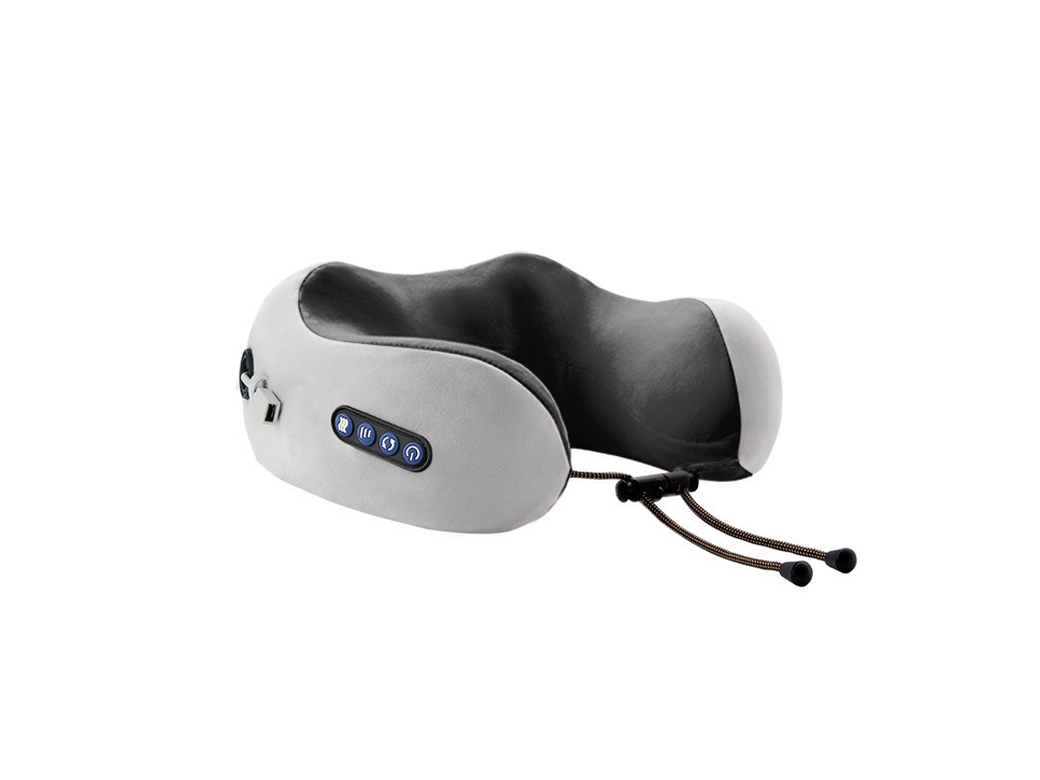 Massageador Elétrico De Pescoço Para Viagem Com Quatro Botões E Função De Aquecimento, Projetado Especificamente Para Os Músculos, Compac...