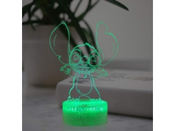 Luminria Noturna Lilo E Stitch Para Quarto Com Iluso Visual 3d Aquaforge