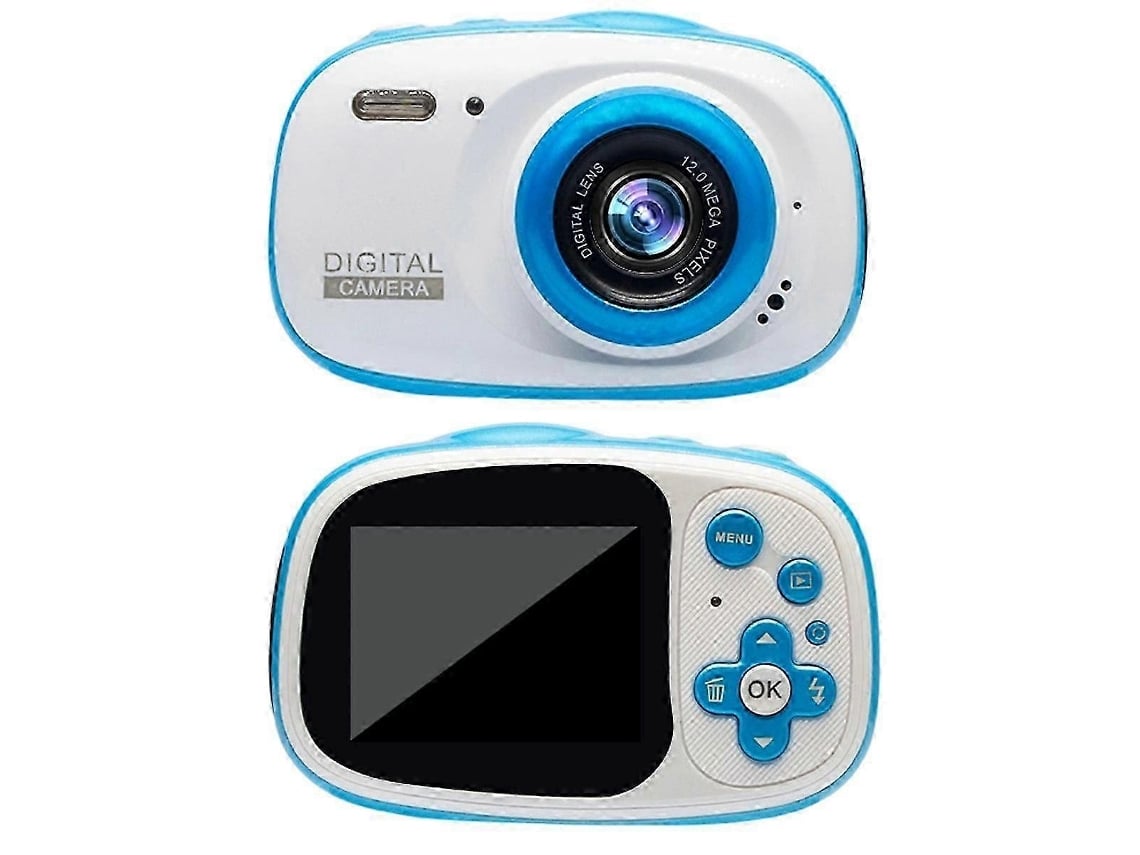 Câmara Digital Subaquática Para Crianças Com Ecrã Colorido De 2,0 Polegadas E Função De Vídeo 720p