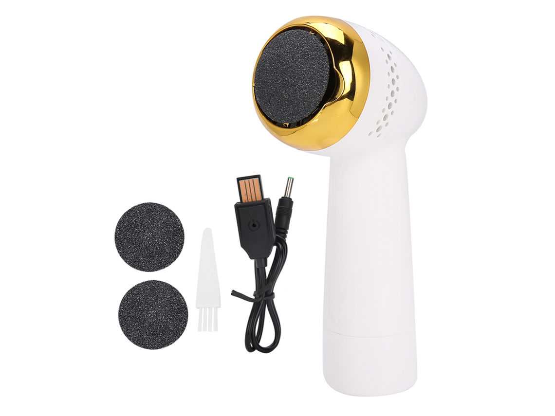 Lixadeira elétrica para pés, removedor de calos e pele morta, máquina para pedicure, cuidados com os pés, dourada. -SLOWMOOSE