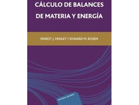 Livro Cálculo De Balances De Materia Y Energía de Ernest J. Henley (Español)