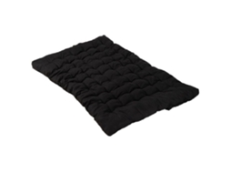 Colchão Futon Portátil Dobrável 2 Lugares Preto, 135x190x10cm Mica Meubles Cosy