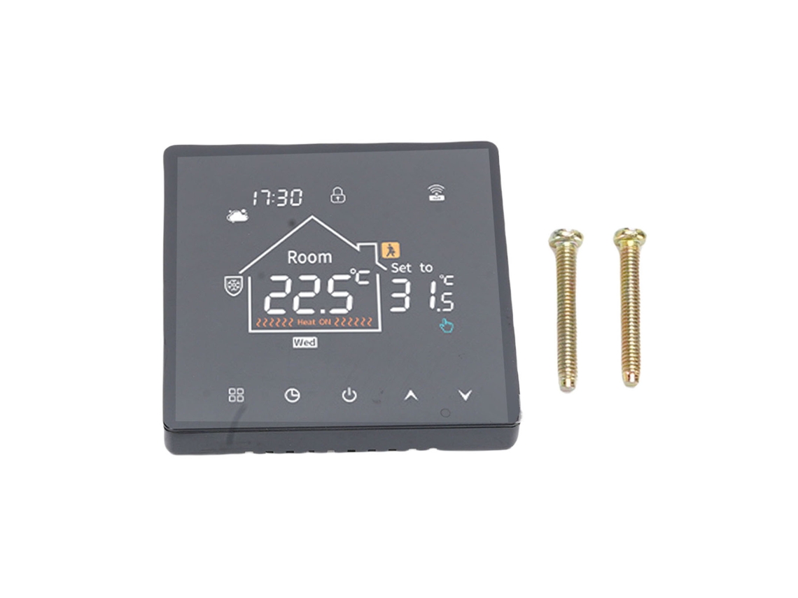 Termóstato Programável Inteligente Laxiscreed Com Ecrã Lcd A Cores E Aplicação Para Gestão Fácil Da Temperatura