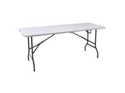 Mesa Dobrável Well Home 180x68x74cm Pe Branca