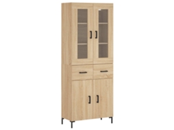 Armário Alto de Madeira de Sonoma MAISON EXCLUSIVE (69,5x34x180 cm)