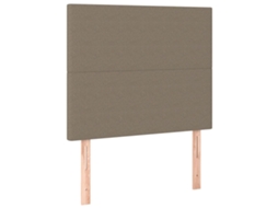 Cabeceira Taupe 80x5x118/128 Cm Tecido MAISON EXCLUSIVE