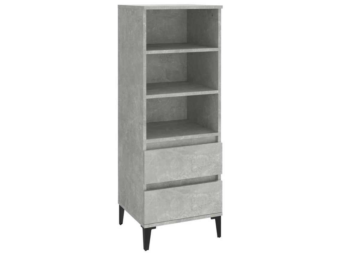Aparador Alto Cinzento Cimento MAISON EXCLUSIVE em Derivados de Madeira (40x36x110 cm)