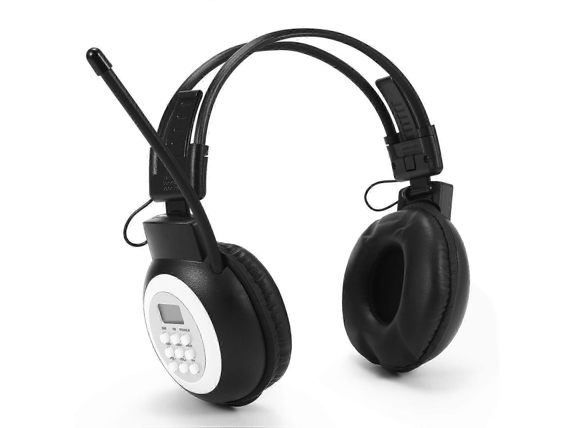Fones De Ouvido Portáteis Com Rádio Fm Pessoal, Fones De Ouvido Sem Fio Com Rádio Integrado Para Caminhadas E Corridas Olysi Shop