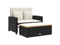 Garden Sofa, Garden Sofas Vidaxl Preto Rattan / Vime (n/a)