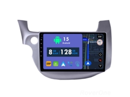 Auto Rádio Carro Bluetooth Autoradio 8GB RAM 128G ROM CarPlay Navegação GPS Ecrã Táctil RoverOne para Honda Jazz 2 GG 2008-2014 Fit 2 GE 2007-2014  