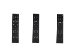 3 Controles Remotos Para Tv Lcd Smart Grundig - Substitui O Controle Remoto Rc3214801 02 Ts1187r-5 Ts1187